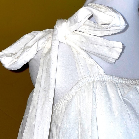 NWT VICTORIA DUNN WHITE EYELET BENNET MAXI DRESS XL - Picture 7 of 9